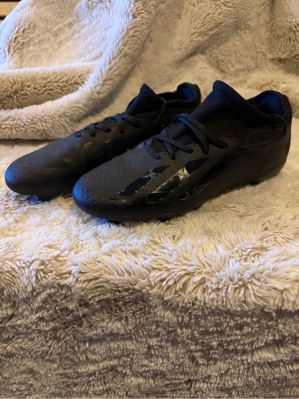 adidas Men's Black Low-Profile Soccer Cleats